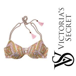 Victoria's Secret | "The Gorgeous" Escape Paisley Pink Bikini Top | Size 34A